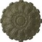 Ekena Millwork Durham Ceiling Medallion (Fits Canopies up to 4 1/4"), Hand-Painted Painted Turtle, 31"OD x 1 1/2"P CM31DUPTF - alternate 1